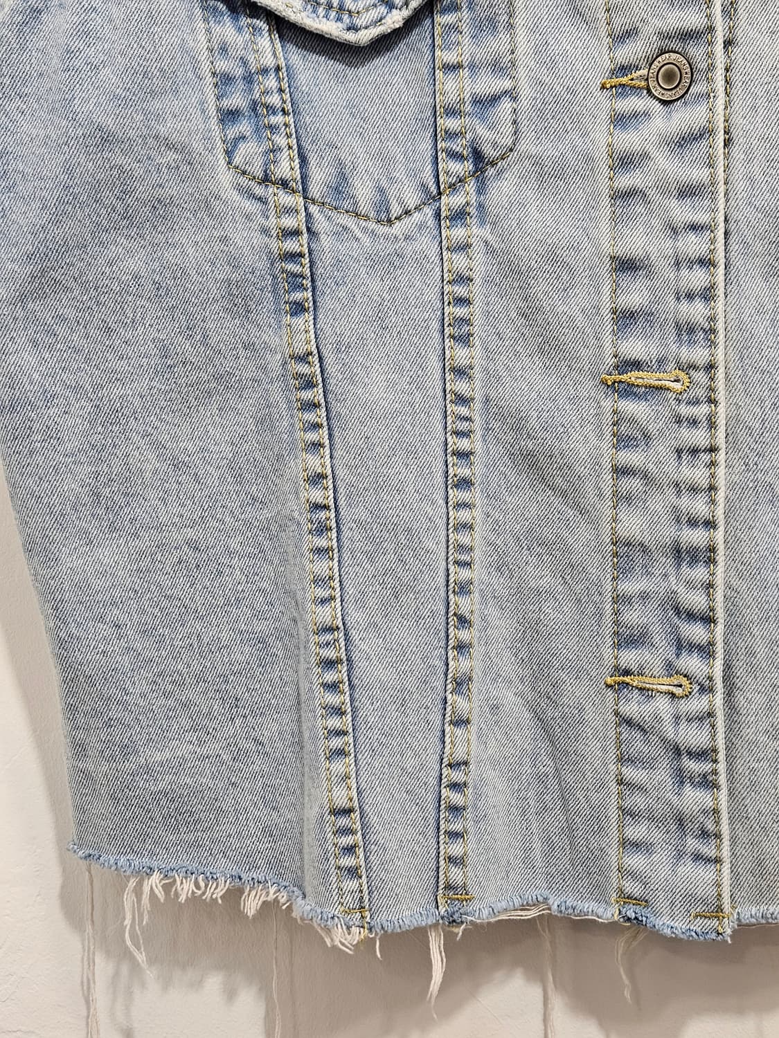 난닝구 빈티지무드 데님 조끼 베스트 상품이미지8