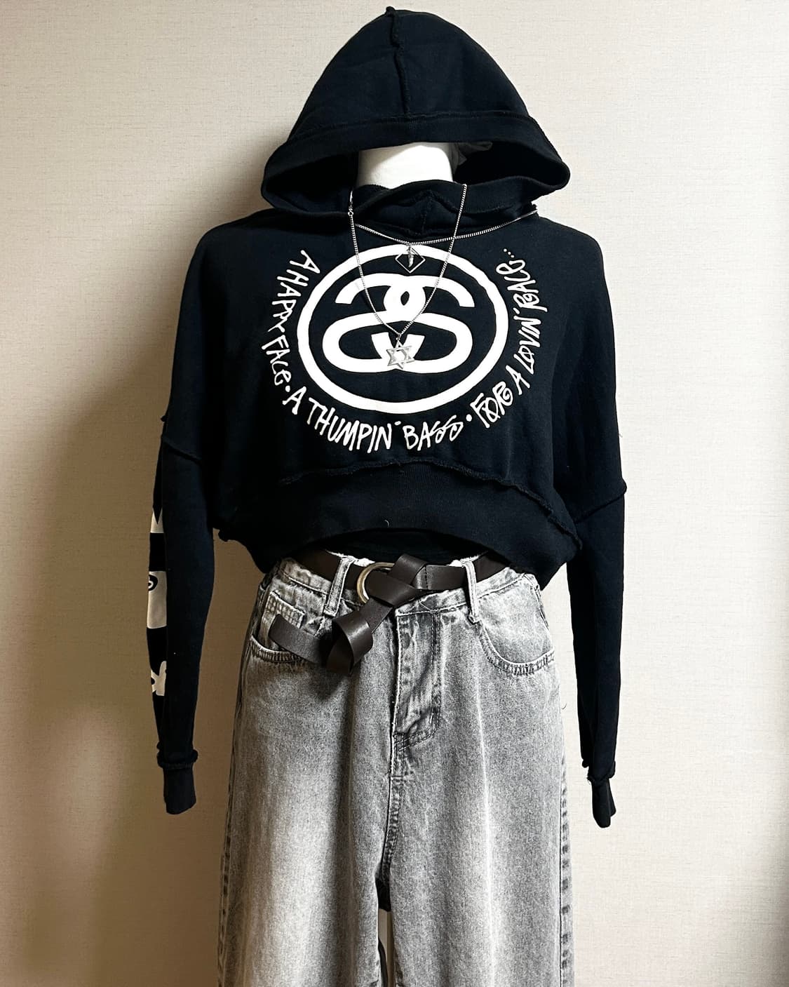 [스투시]Stussy Crop Hoodie 상품이미지2