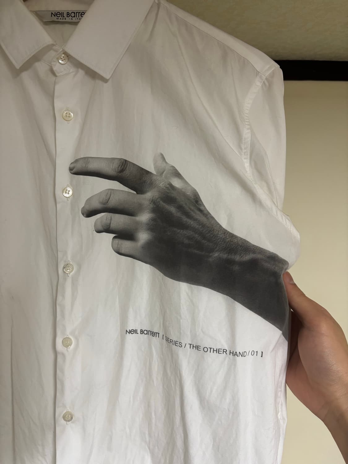 닐바렛 핸드프린트 셔츠 상품이미지3