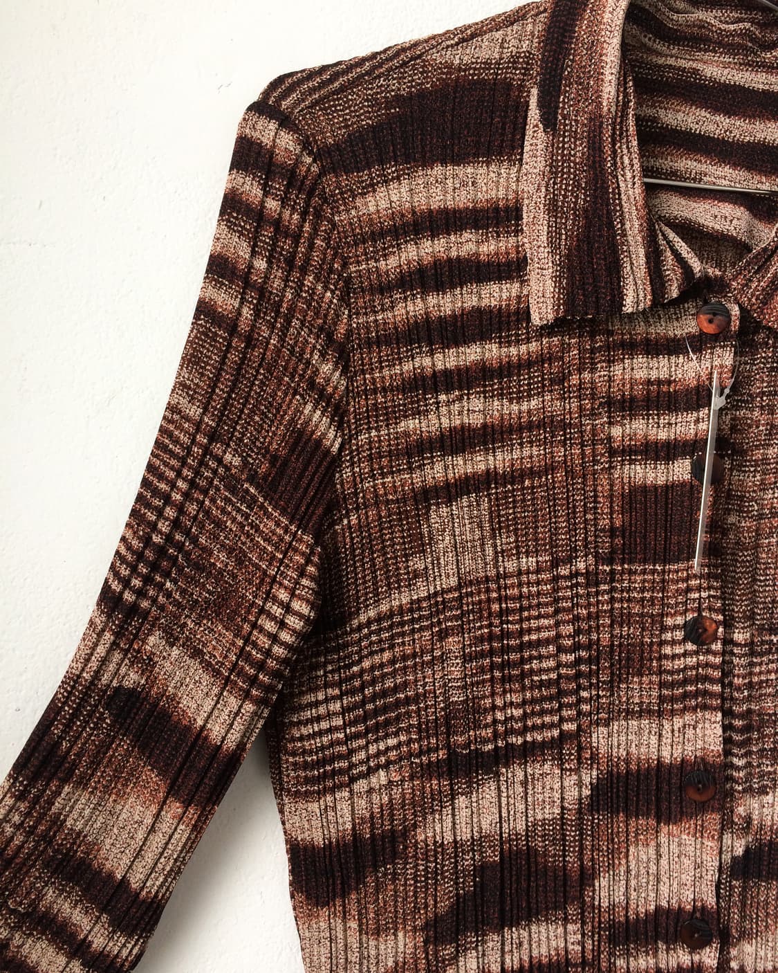 Pattern pleats shirt 상품이미지5