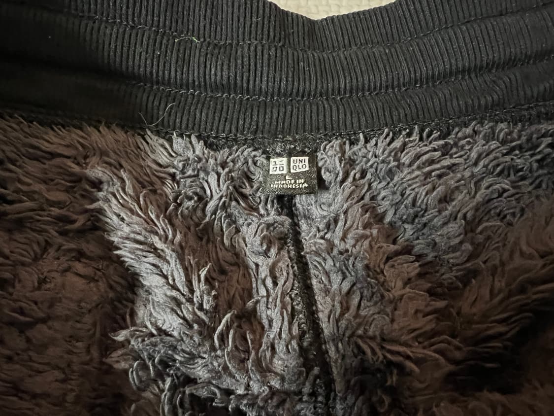 무료배송 - 유니클로 보아 스웨트 팬츠(블랙) L 상품이미지4