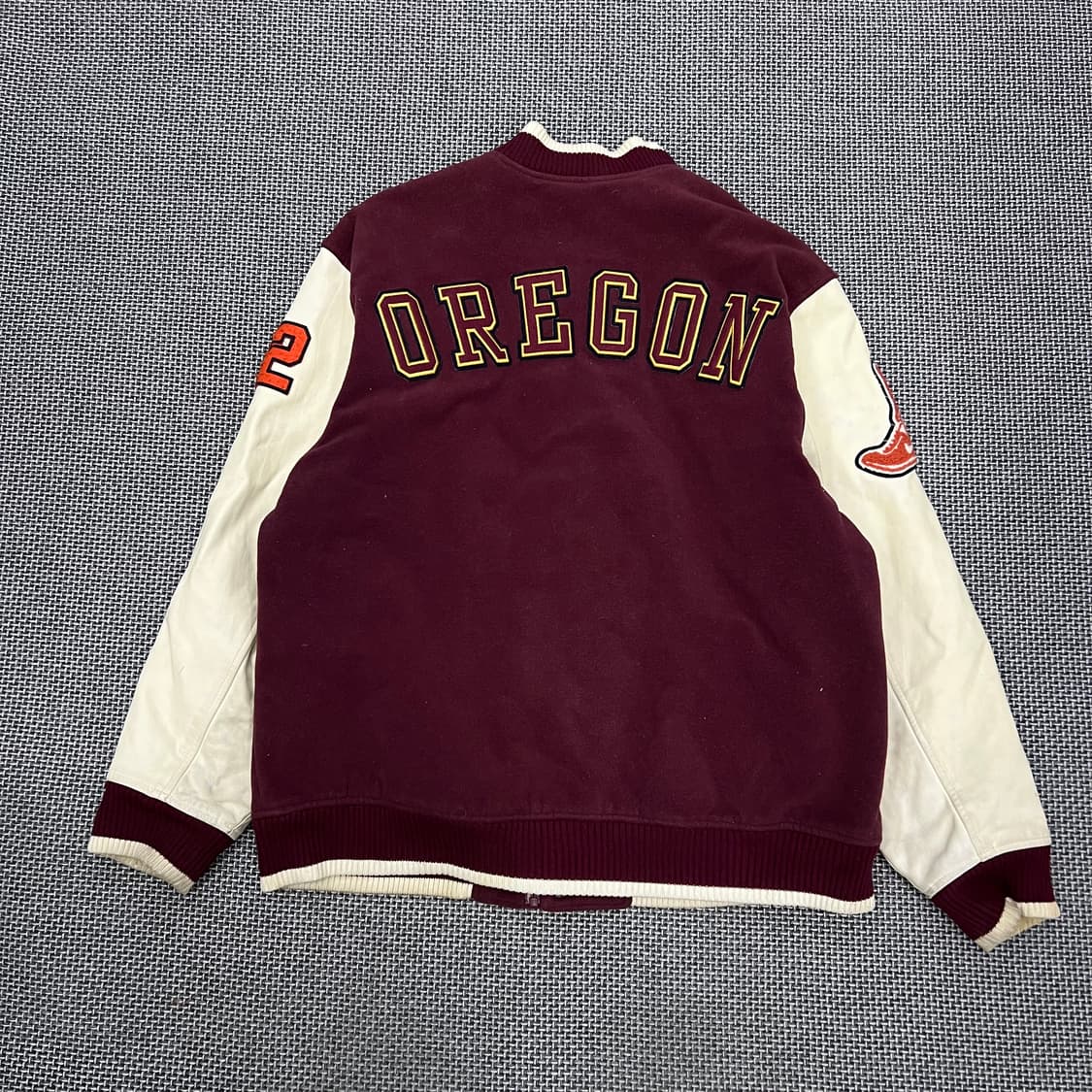 나이키 00s 버건디 바시티 자켓 상품이미지7