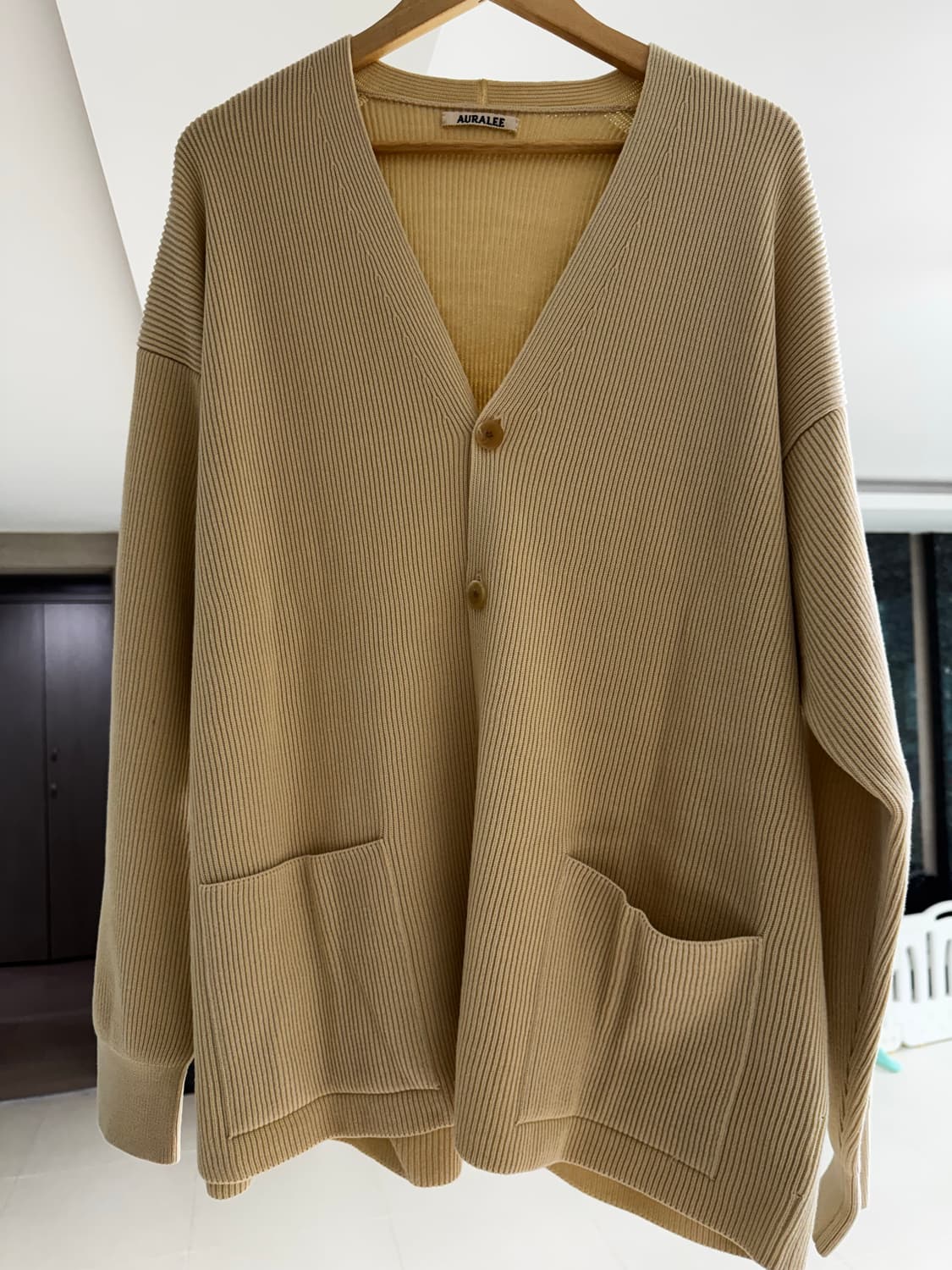 [남성] 오라리 울 니트 가디건 상품이미지2