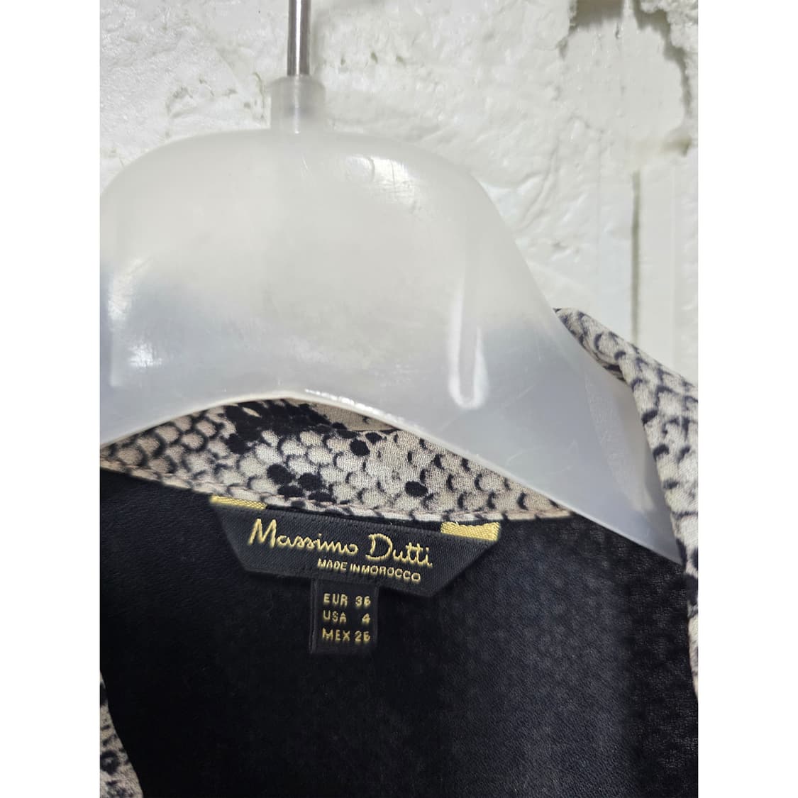 택포_ 마시모두띠 스네이크 패턴 롱 원피스 M ehf 상품이미지2