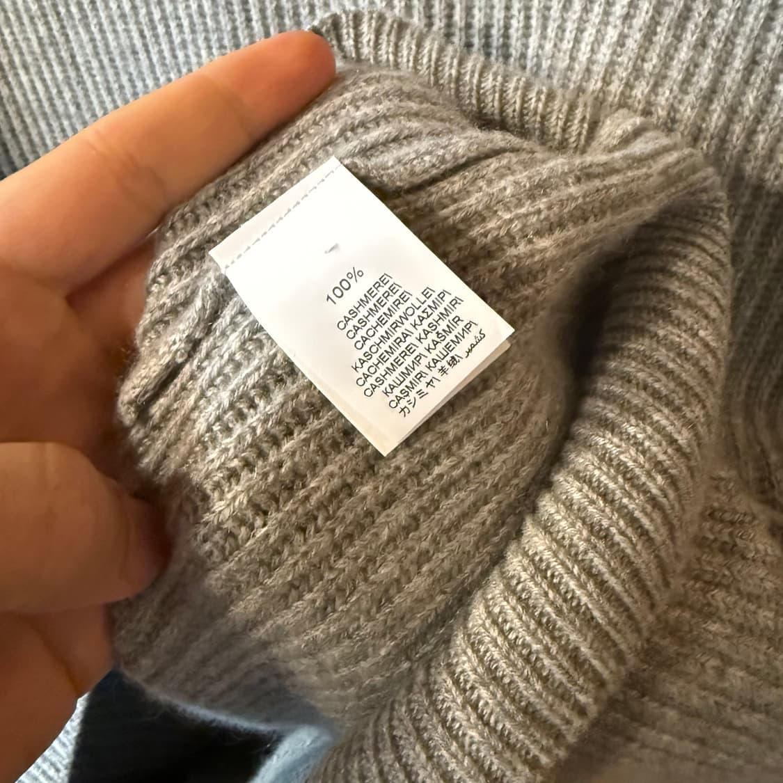 브루넬로 쿠치넬리 24 f/w 리브드 캐시미어 후드  상품이미지5