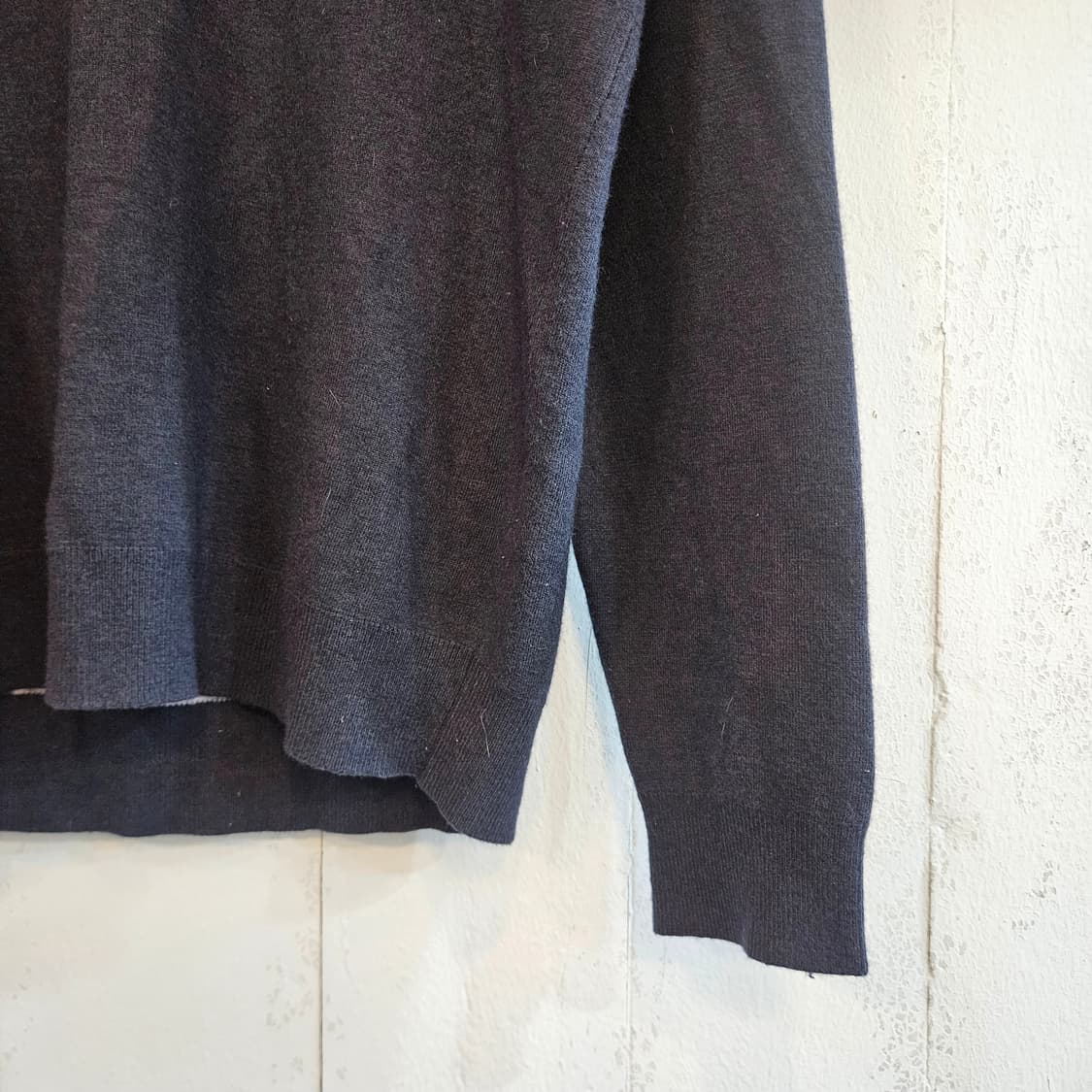 프로젝트M 캐시미어 니트 남성 네이비 105 상품이미지2