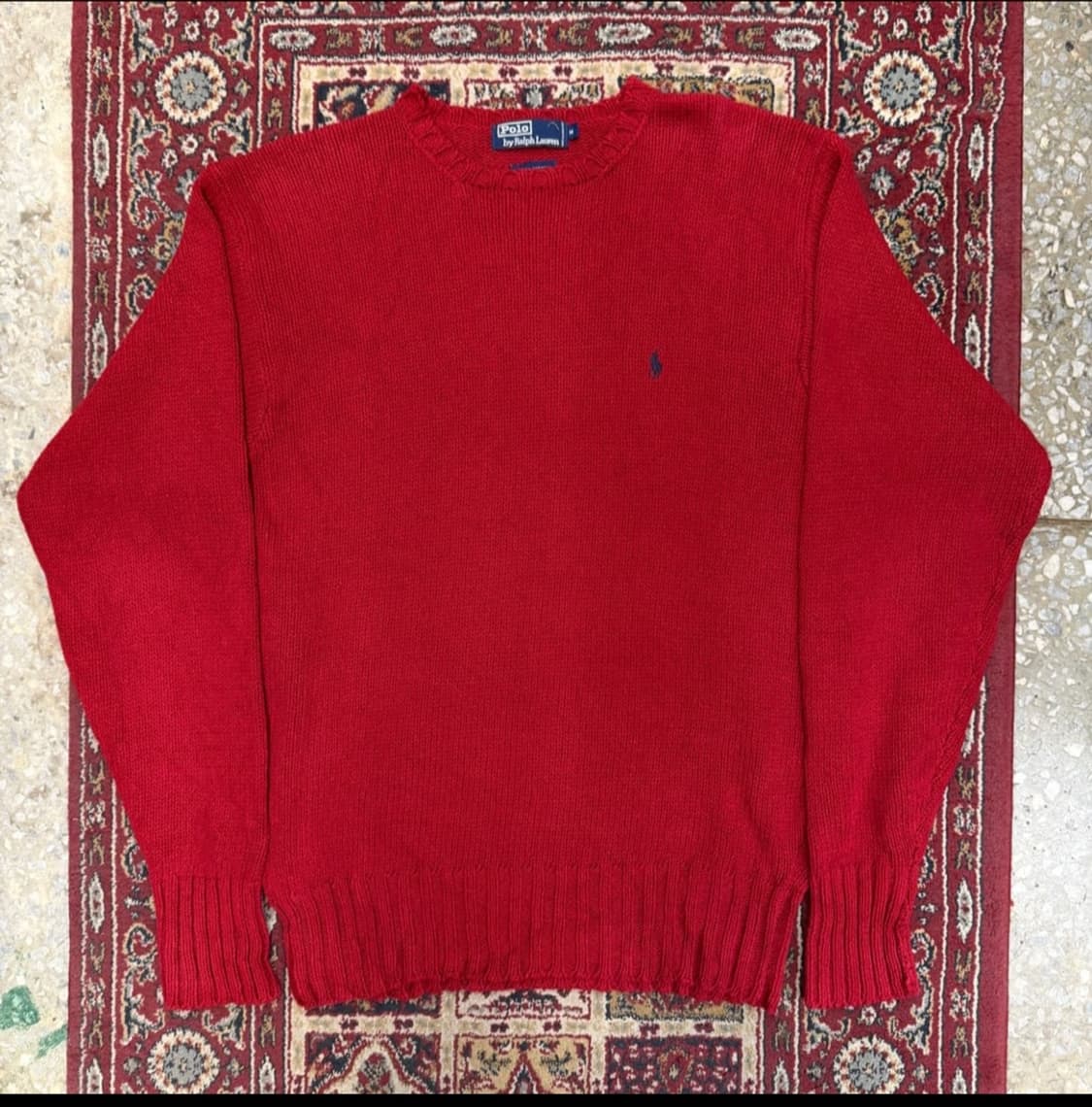 90's 폴로 빈티지 코튼 니트 (100-105) 상품이미지10