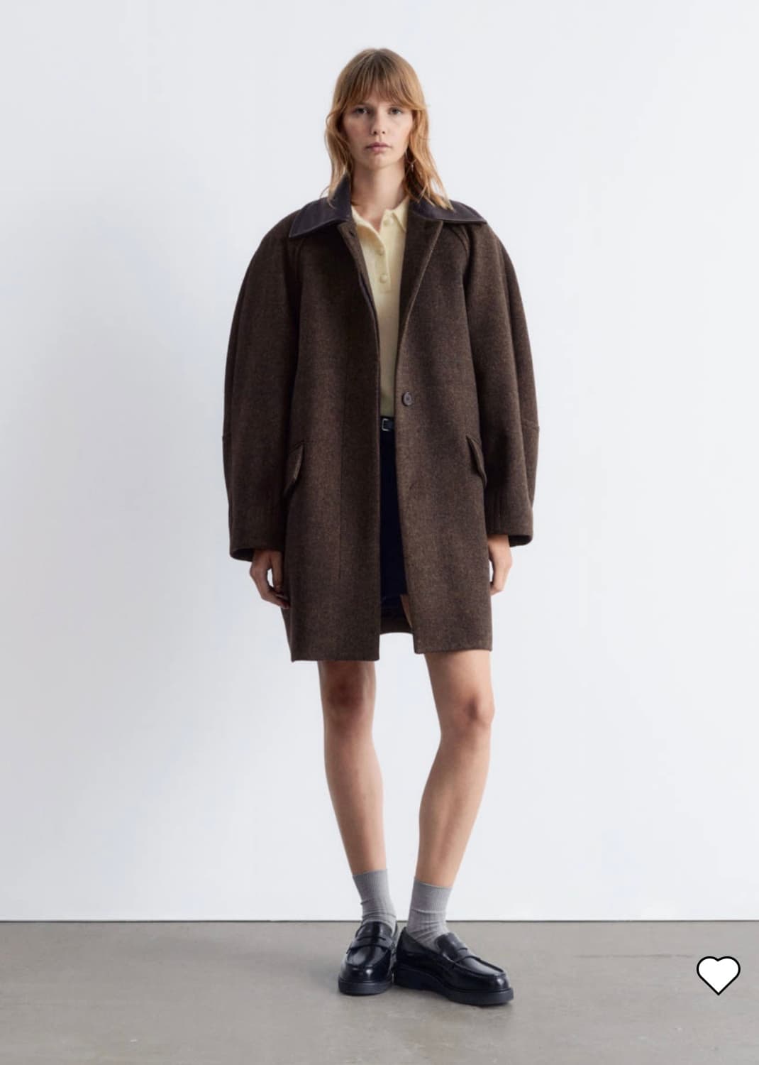 앤아더스토리즈 하프코트 상품이미지2