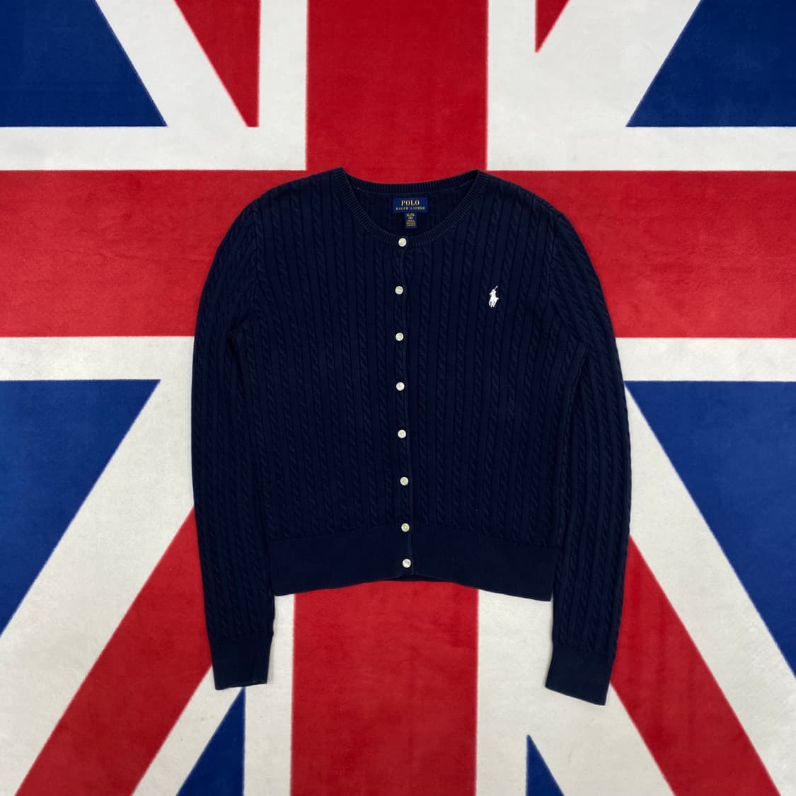 폴로 가디건 실측 여성 55 상품이미지1