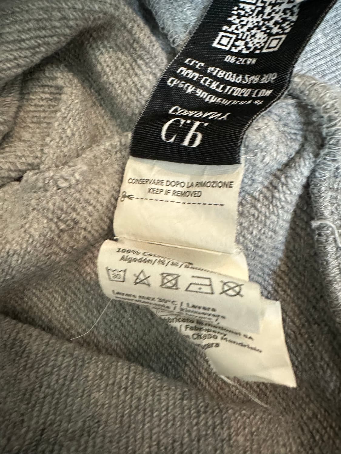 CP 컴퍼니 렌즈 맨투맨 XL 회색 상품이미지6