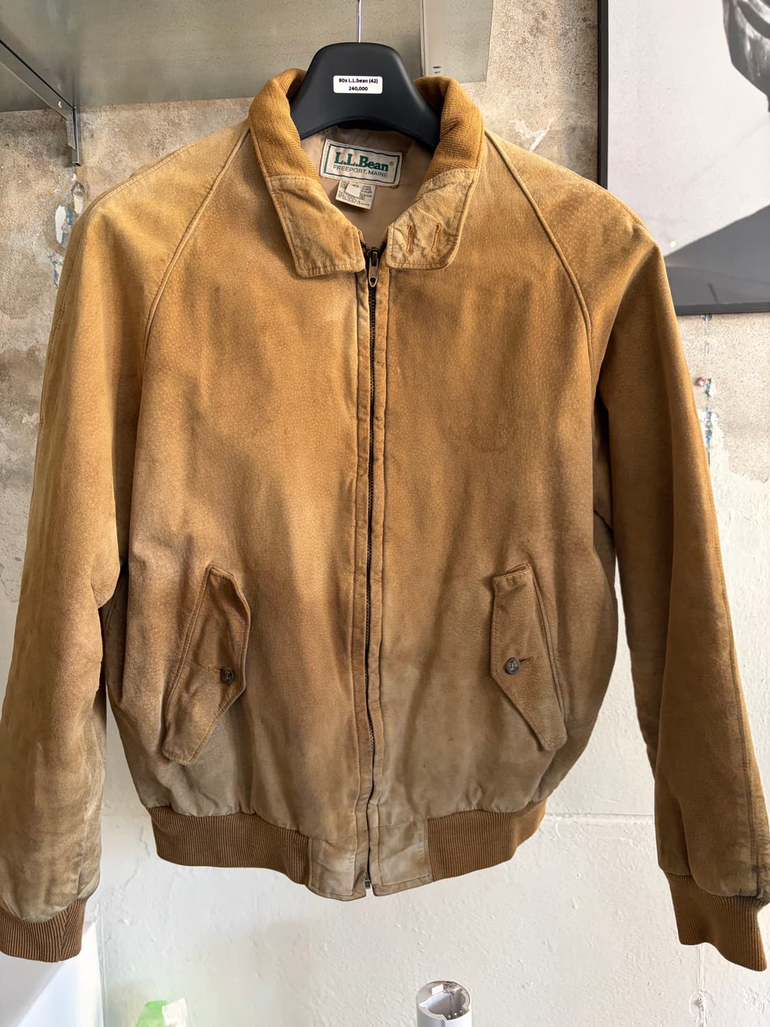 80s L.L bean 레더 자켓 상품이미지1