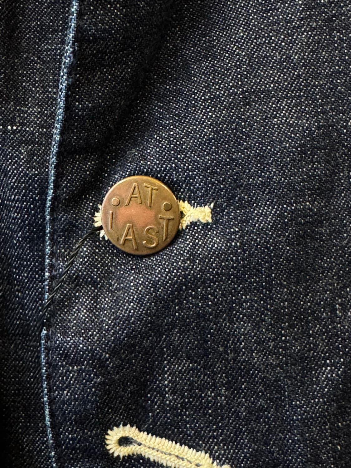 엣라코 30s-40s 데님 커버올 셋업 상품이미지3