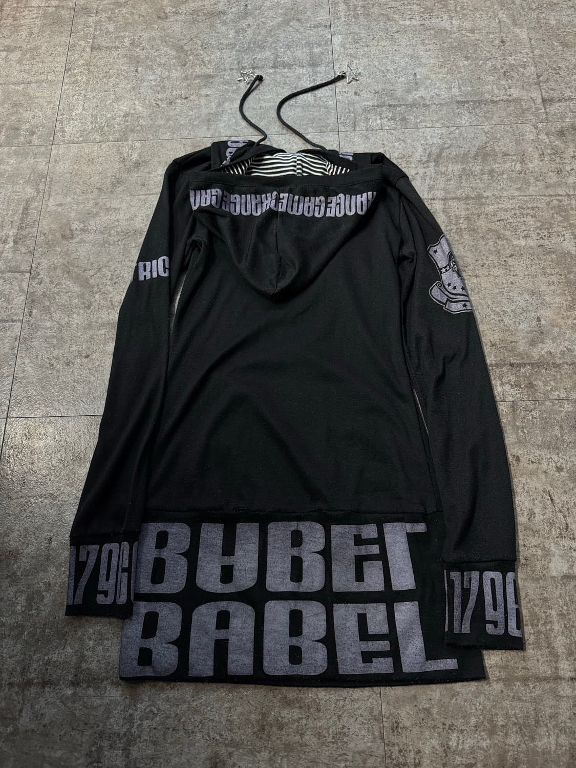 펑크 타입 후디/후디드 집업 2pcs SET (단품 구매 가능) 상품이미지6