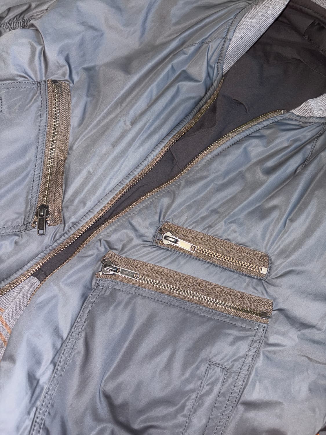 하이더아커만 19ss Grey Zipped Nylon Bomber 상품이미지7
