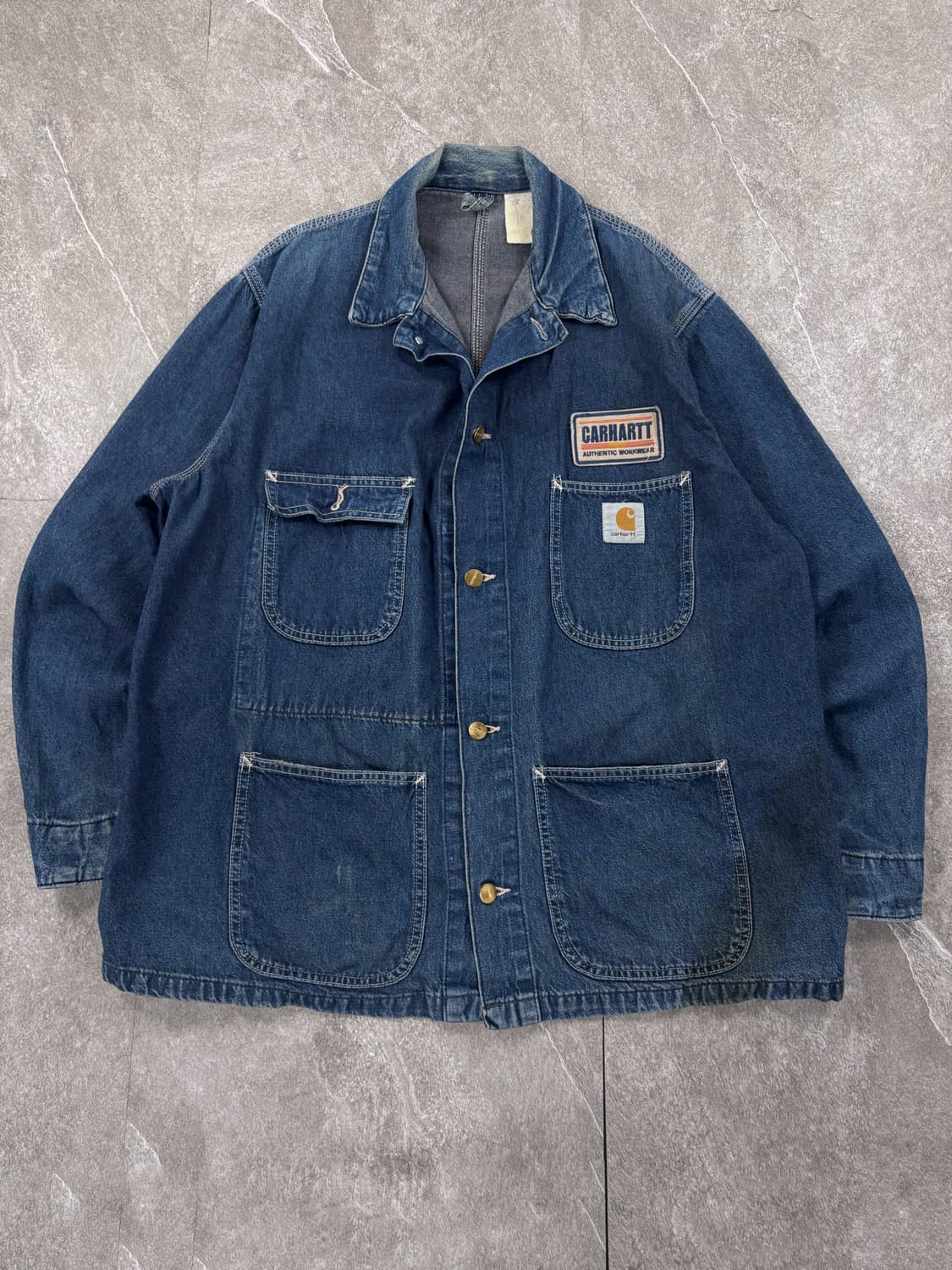 Carhartt 80~90's USA Denim Jacket    상품이미지1