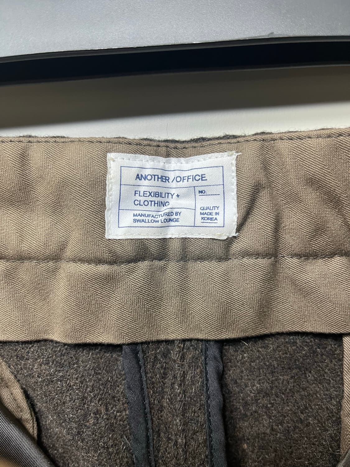 어나더오피스 울 팬츠 상품이미지4
