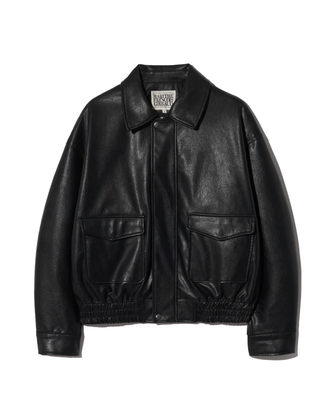 마리떼 프랑소와 저버 가죽 블루종 블랙 레더 자켓 M 상품이미지1