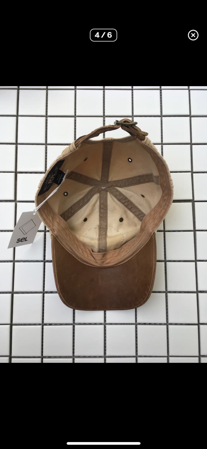 RRL patched vtg leather ballcaps (onesiz 상품이미지4