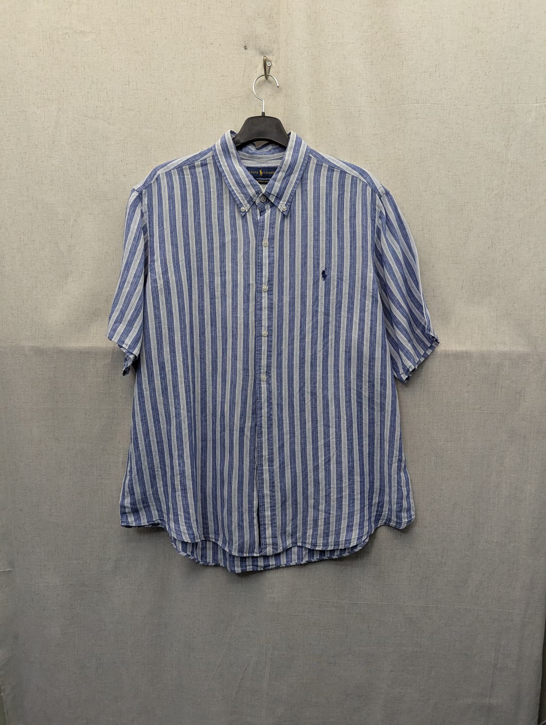 폴로 랄프로렌 스트라이프 반팔 셔츠 상품이미지1