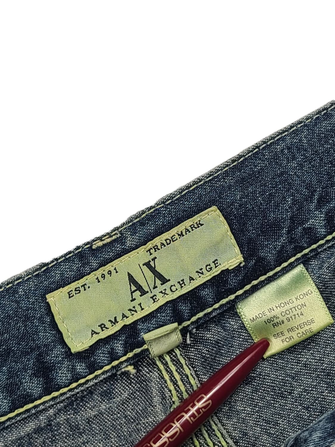 32)90s 알마니 익스체인지 카펜터 팬츠 상품이미지4