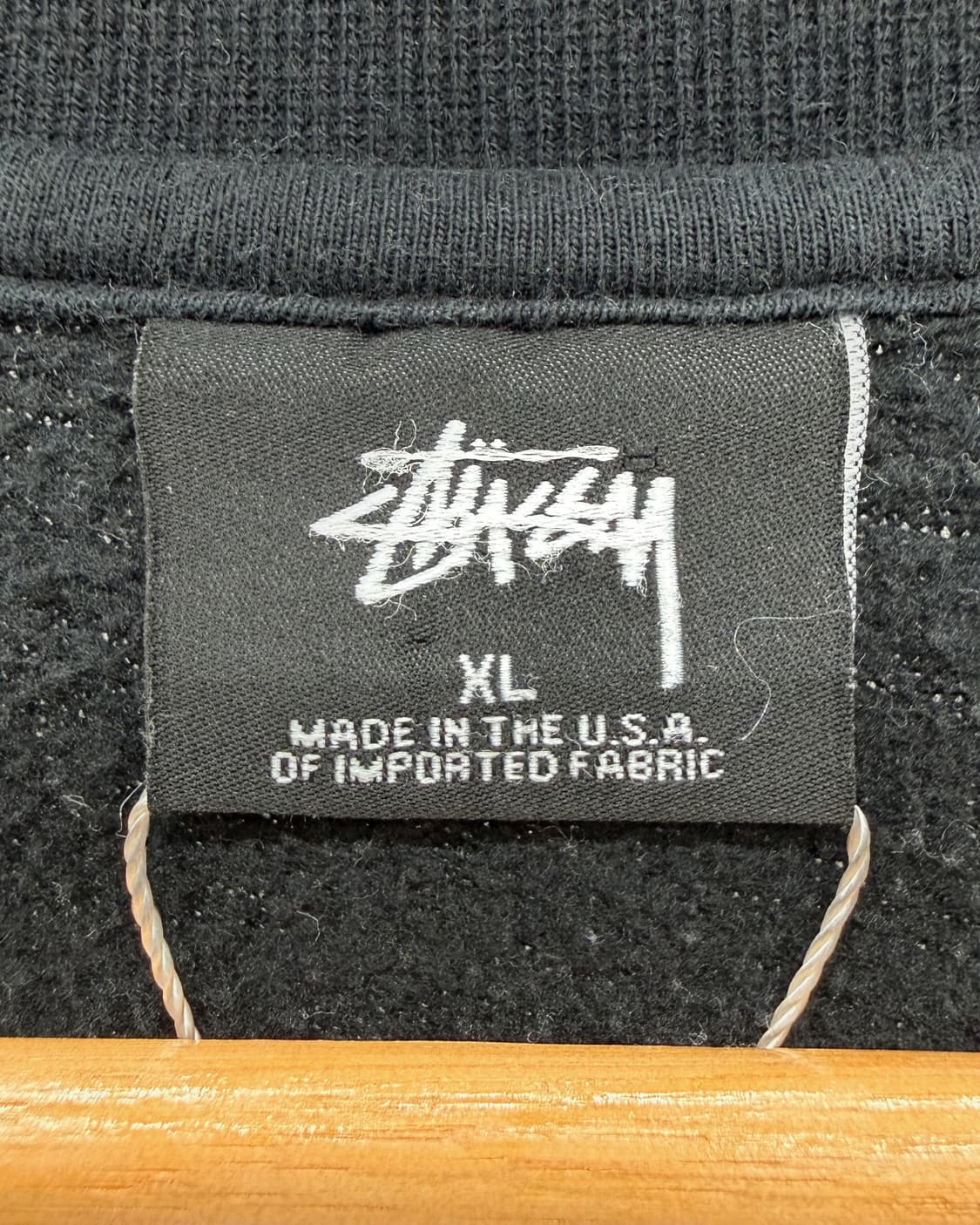 스투시 서울 챕터 빅 스탁 스웻 맨투맨 블랙 상품이미지7