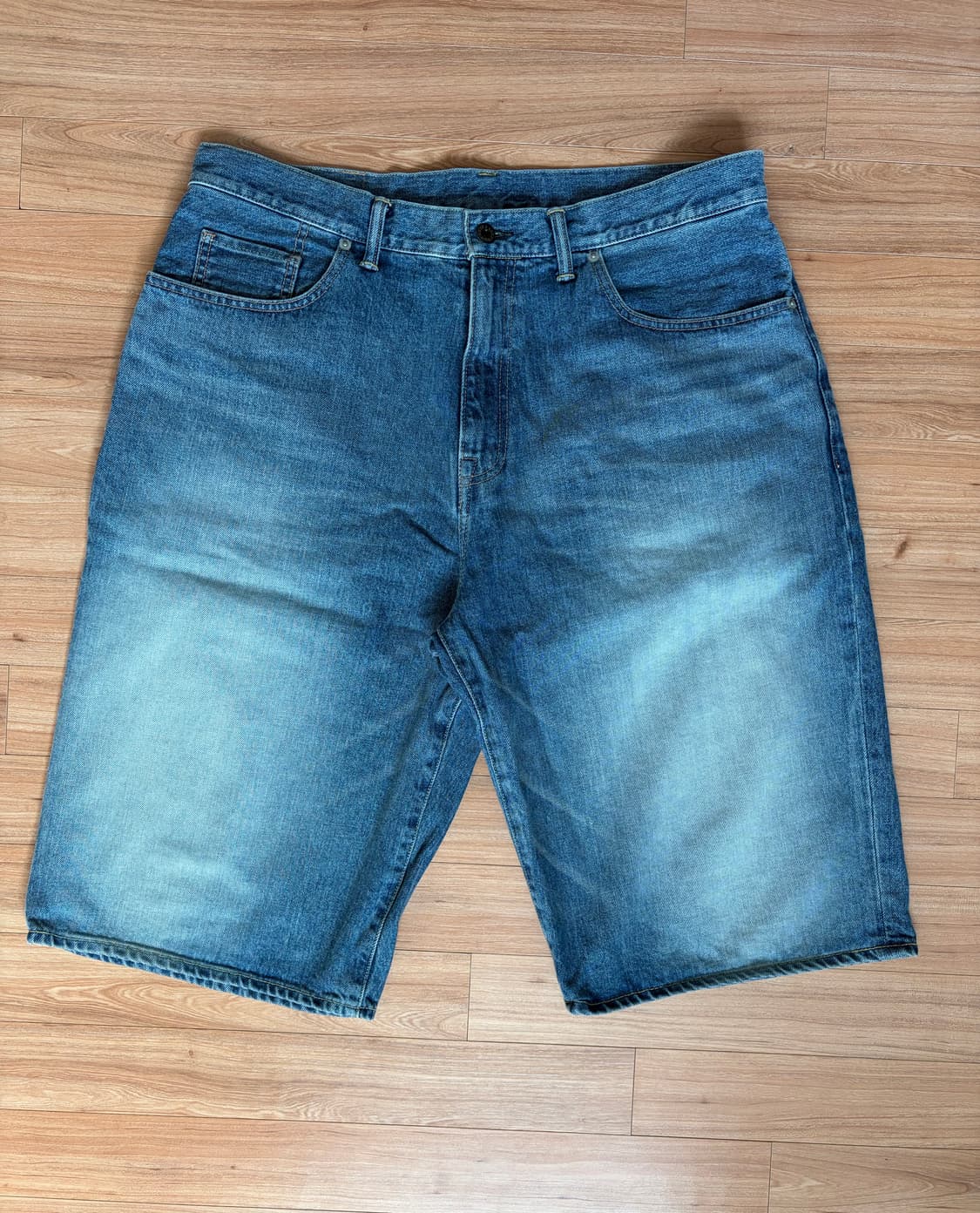 [2XL] 베이프 컬리지 데님 쇼츠 데님 상품이미지3