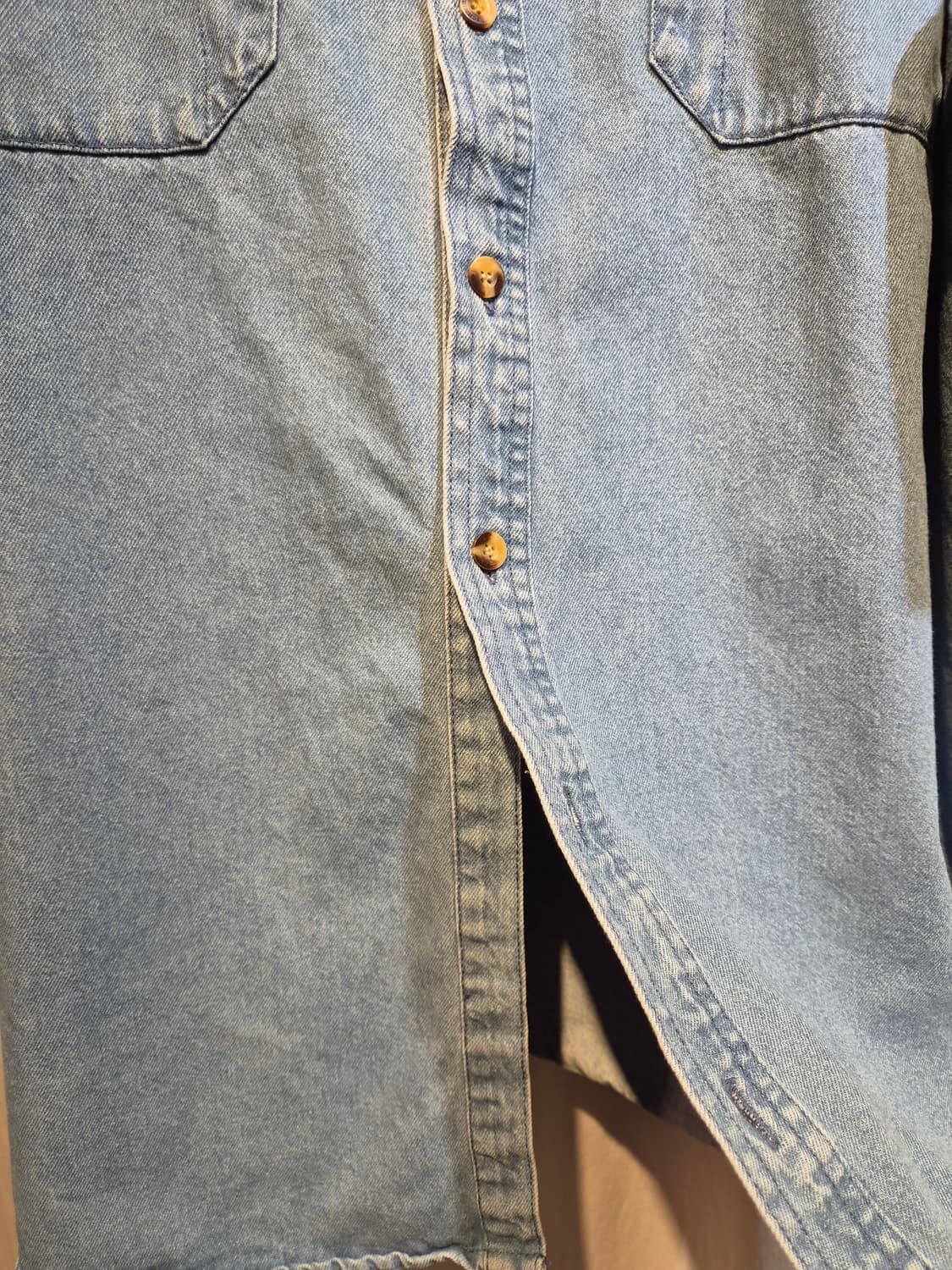 Cathartic 청 반팔 셔츠 상품이미지4