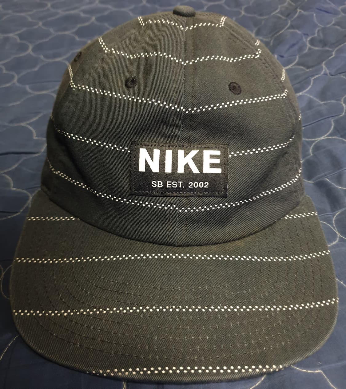 (단종매물) 나이키 SB 헤리티지86 스트라이프 워시드 캡 차콜 상품이미지1