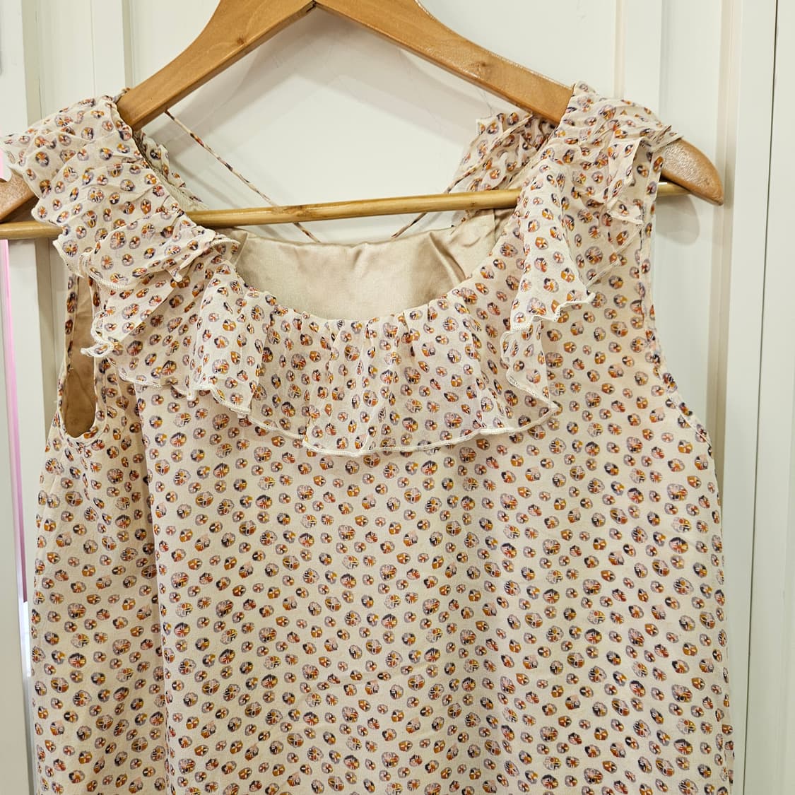 DICE KAYEK실크 프릴 원피스 상품이미지6