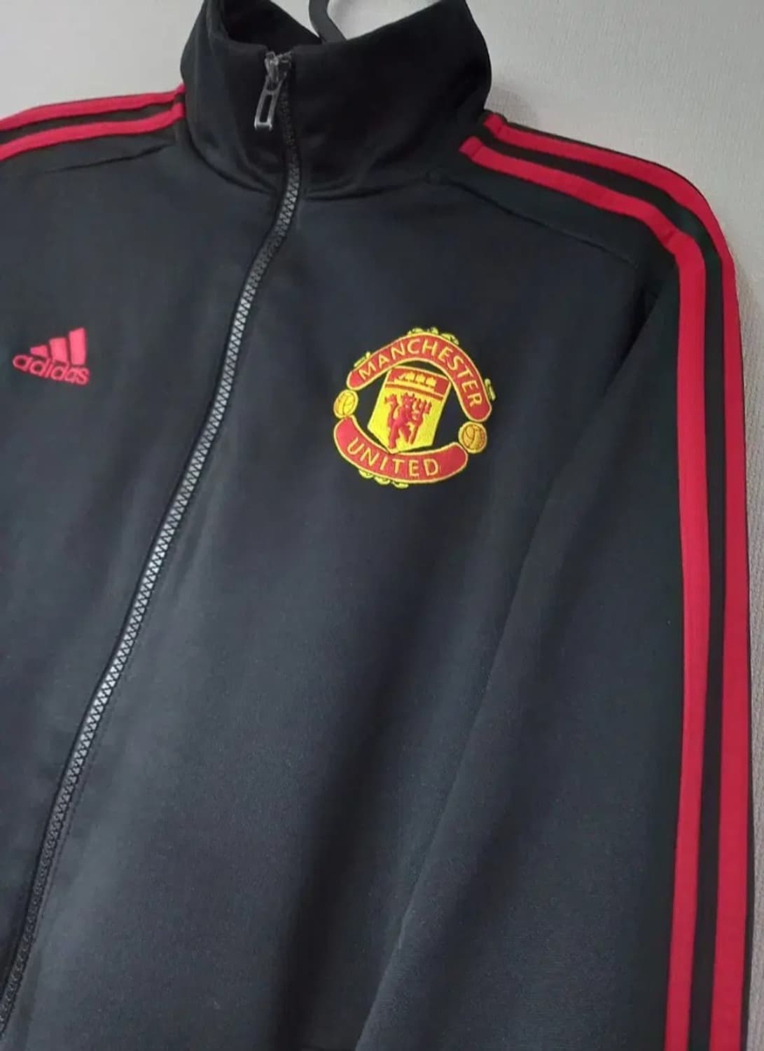 아디다스 맨유 검빨 트랙탑 저지 져지집업 90/S 상품이미지2