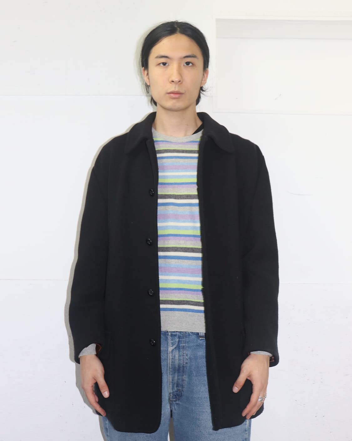 엠포리오 아르마니 울 커버올 코트 상품이미지2