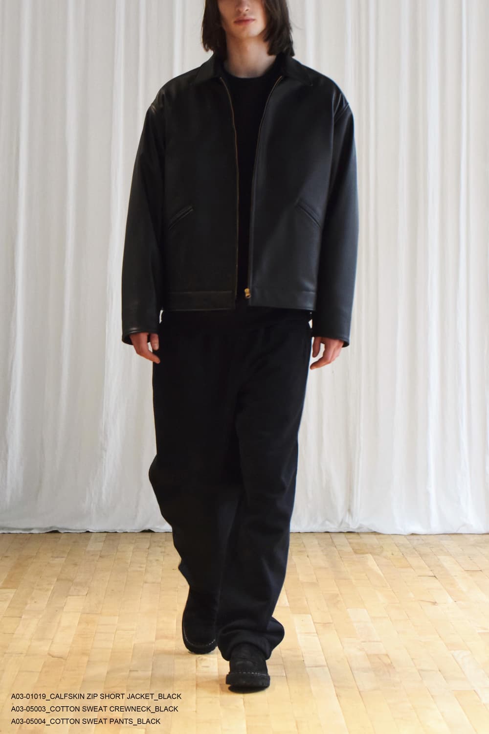 24aw comoli 코모리 카프 스킨 숏 자켓 3  상품이미지4