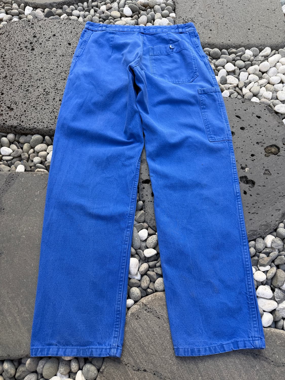 1970s VINTAGE WASHED BLUE FRENCH 프렌치워크팬츠 상품이미지2