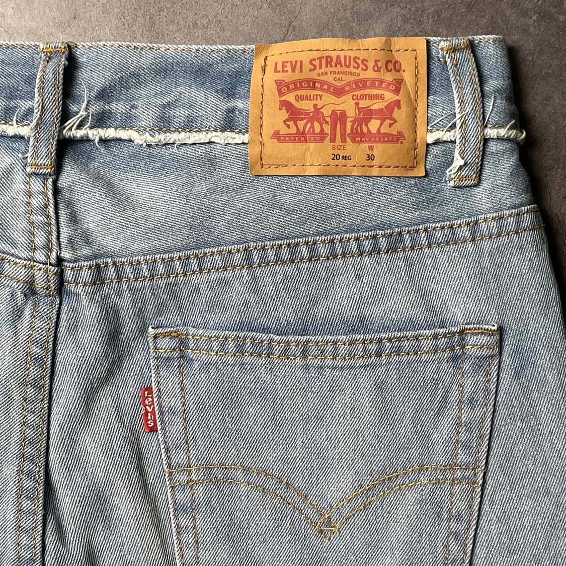 LEVI'S 리바이스511 슬림핏 컷오프 데님 하프팬츠 A01234 상품이미지8