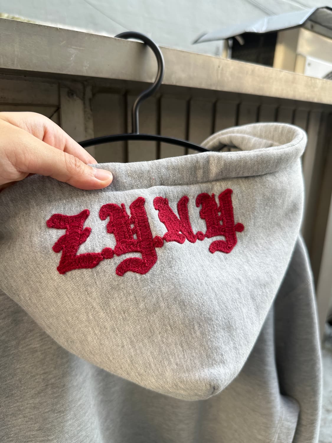ZOO YORK rare gothic embroidery hood zip 상품이미지8