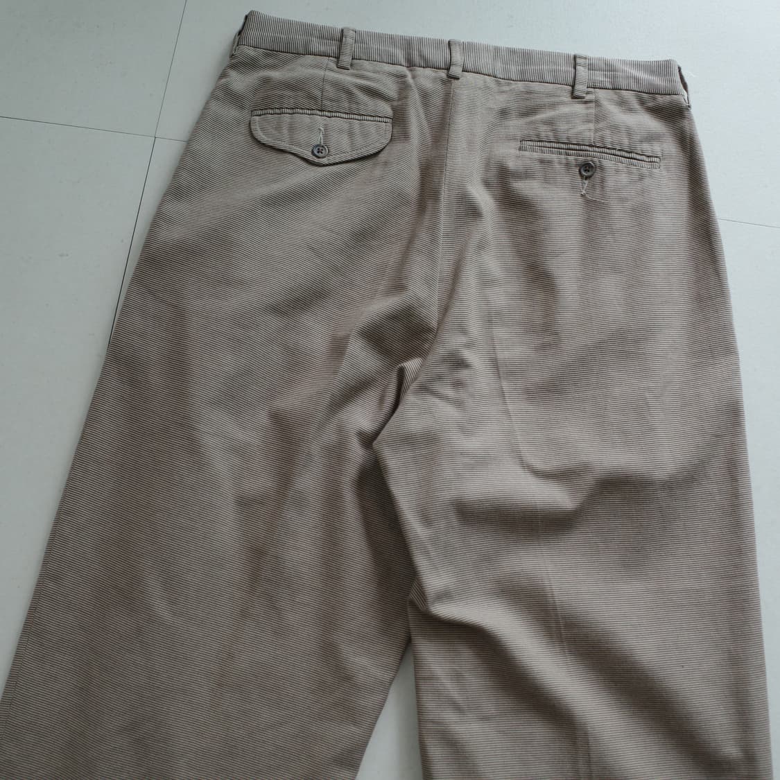 90s 폴로 랄프로렌 잔체크 투턱 슬랙스 팬츠 34 상품이미지10