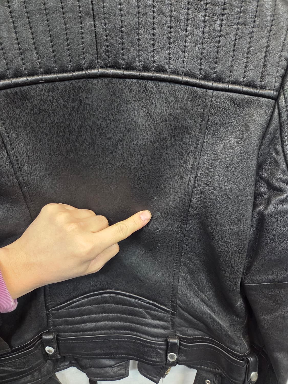지방시 여성 양가죽 라이더 자켓 m 상품이미지7