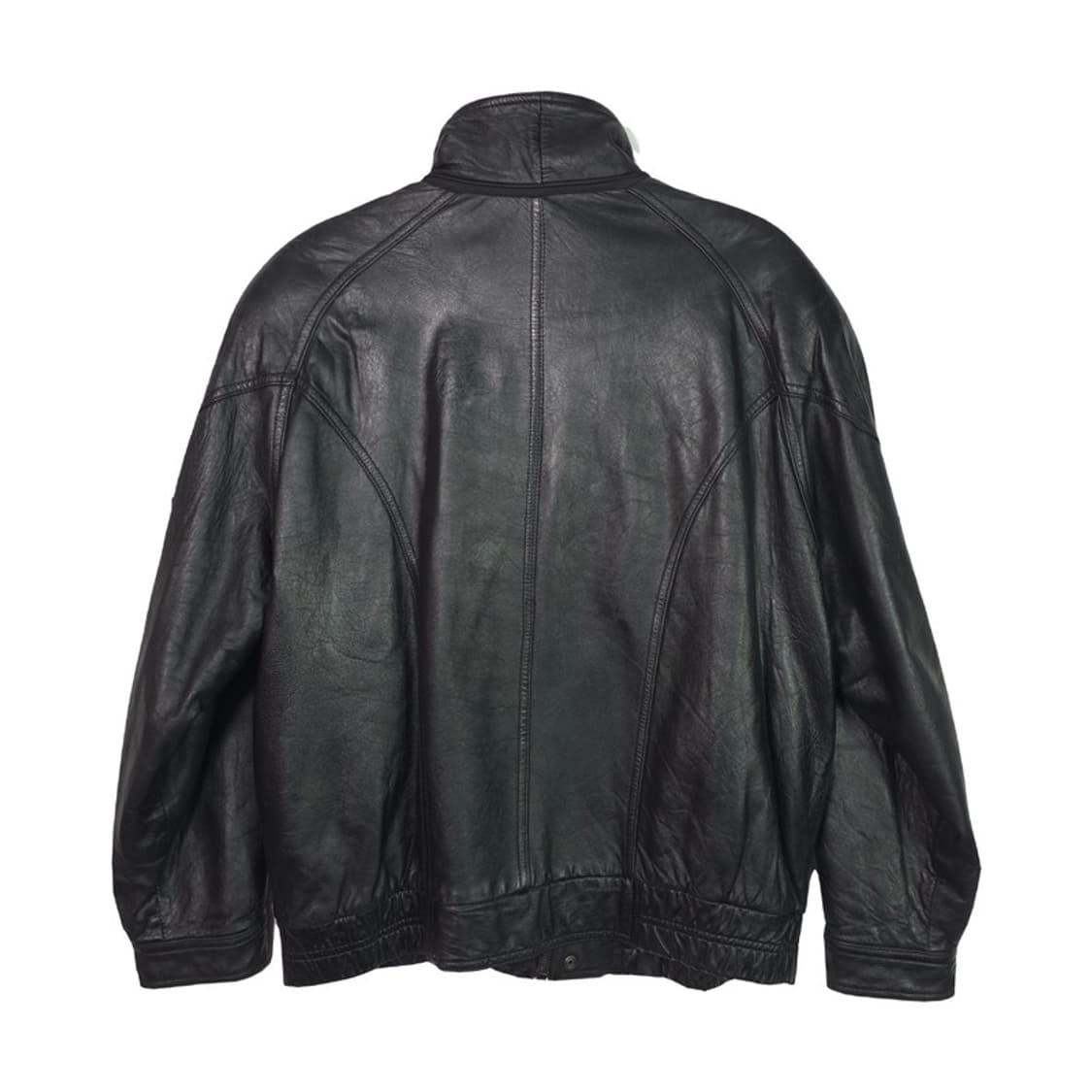 MALUBEL 시드니 리얼 양가죽 히든 집업 블루종 상품이미지2