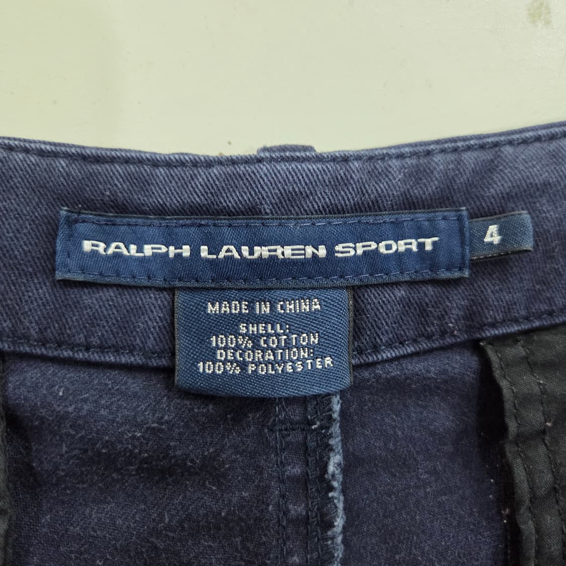 폴로랄프로렌 스포츠 우먼 멀티포니 코튼 쇼츠 네이비 4  상품이미지4