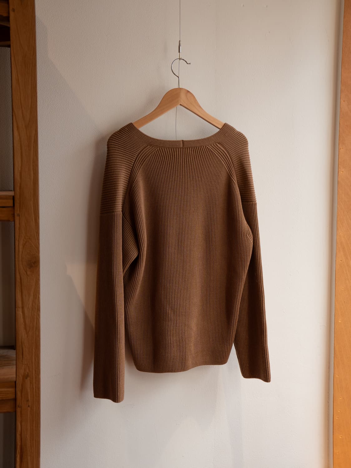 오라리 슈퍼 파인 울 립 니트 가디건 상품이미지5