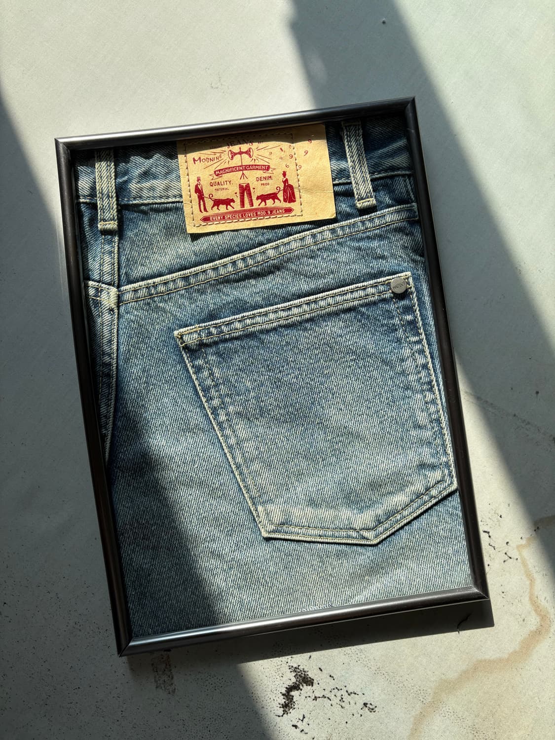 데님 액자 빈티지 인테리어 상품이미지2