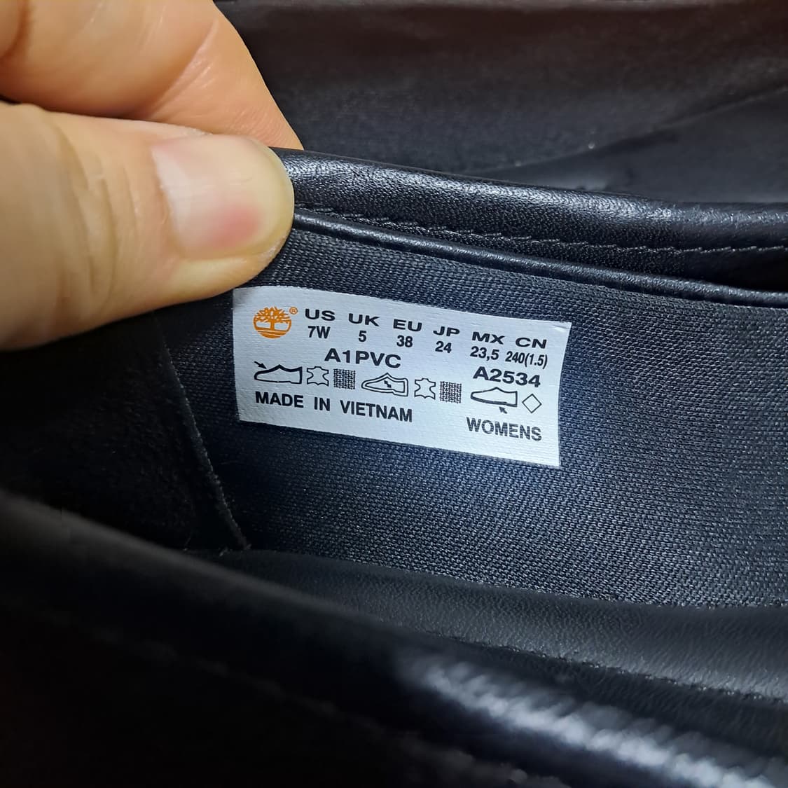 팀버랜드 가죽 플랫슈즈 단화240(상태최상) 상품이미지6