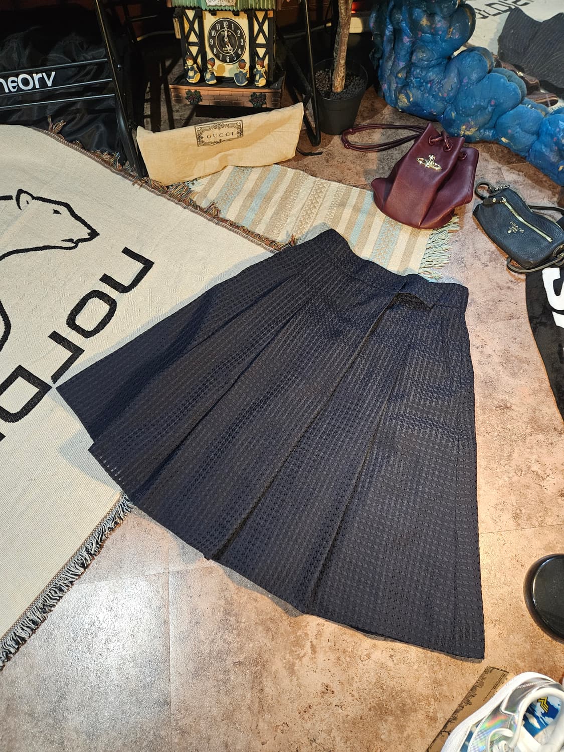 [KARL LAGERFELD 플리츠 스커트] 상품이미지1