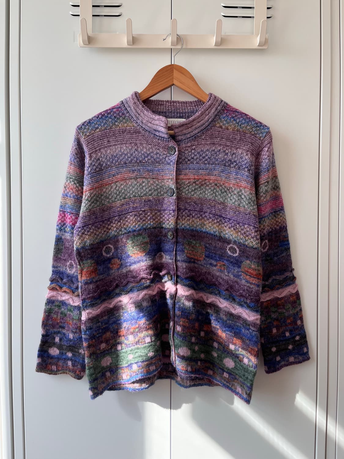 Beleeclub 미사깔 패턴 니트 가디건 임수정 상품이미지8