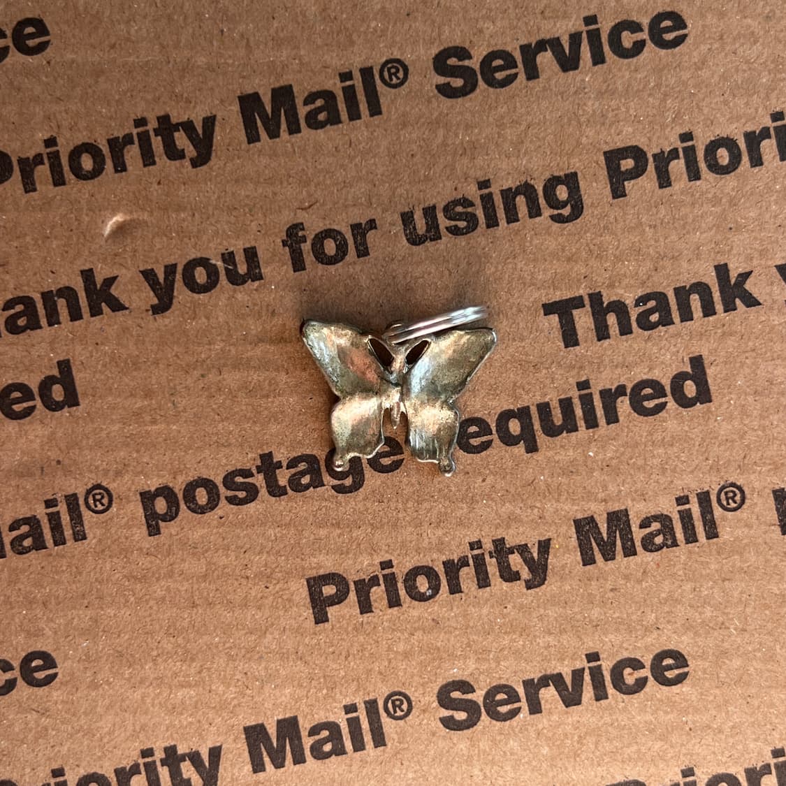 90s vtg Butterfly Keyring 상품이미지2