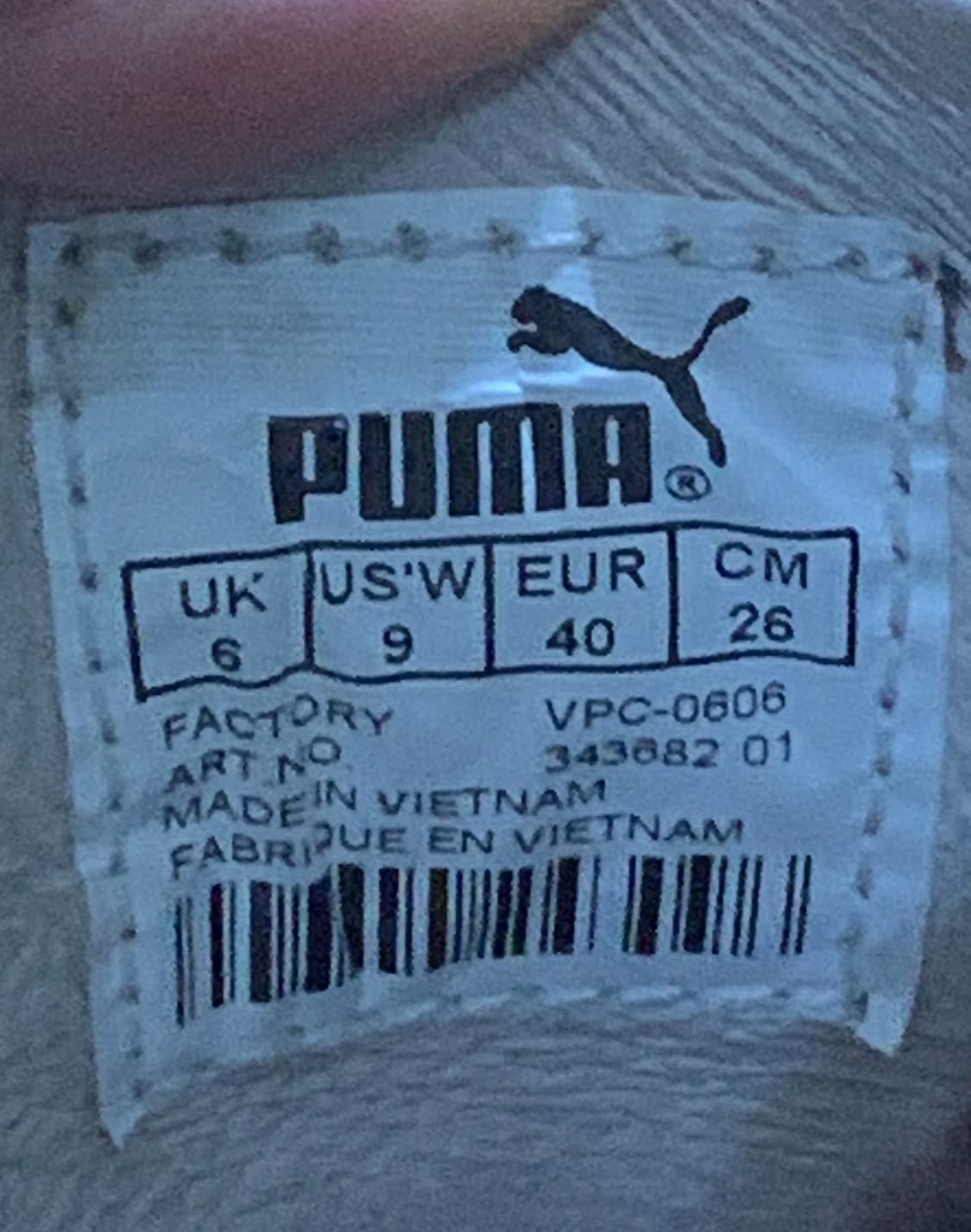 PUMA-AMQ 푸마X알렉산더 맥퀸 니와레카 크래프드 아카이브 2006 상품이미지9