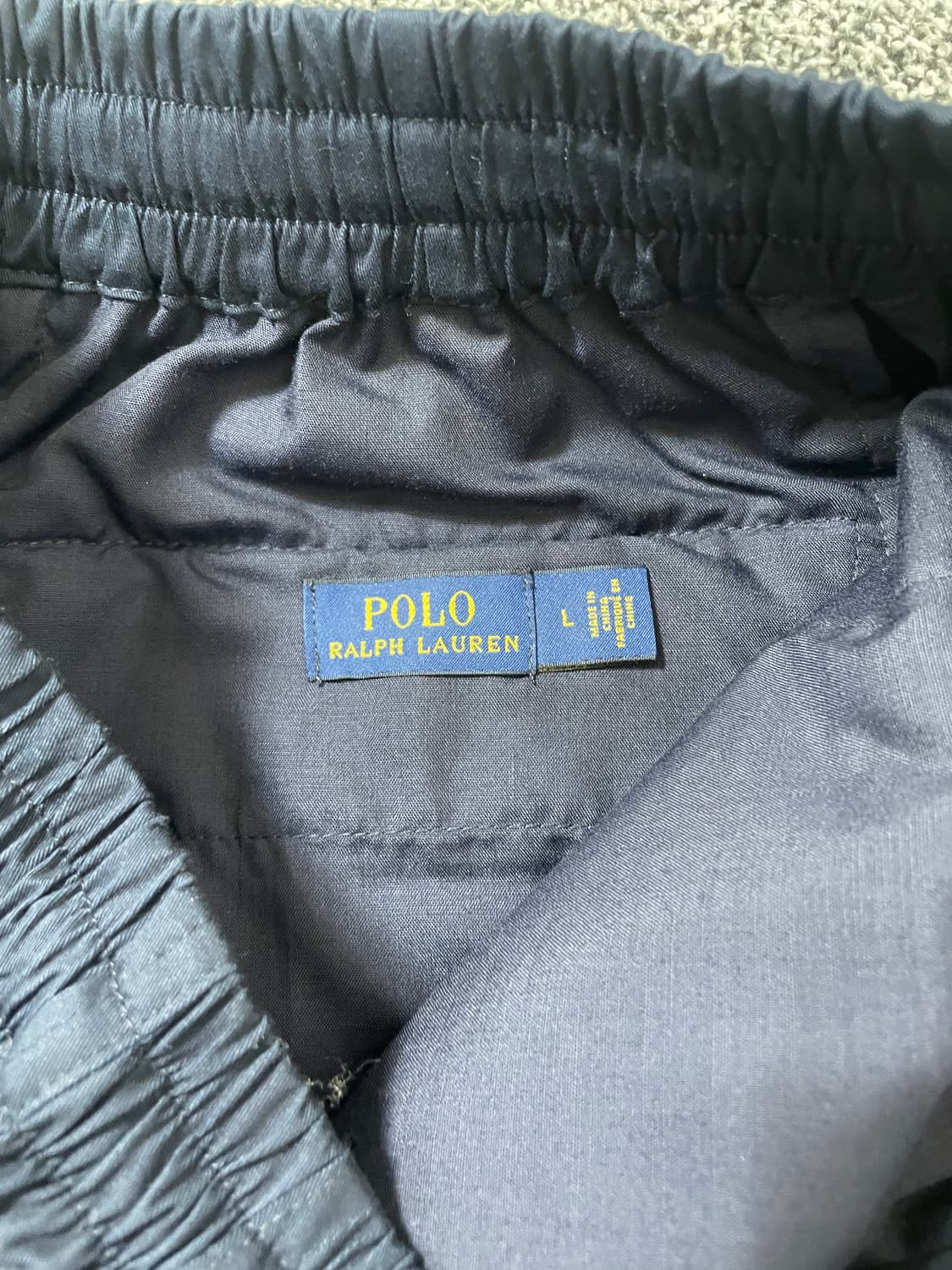 빈티지9. 폴로랄프로렌 x 빔즈 트레이닝 팬츠 반바지 하프팬츠 네이비 상품이미지4