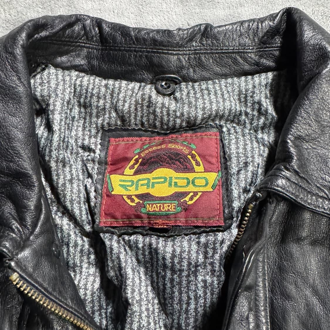 라피도 아카이브 램스킨 레더자켓 상품이미지4