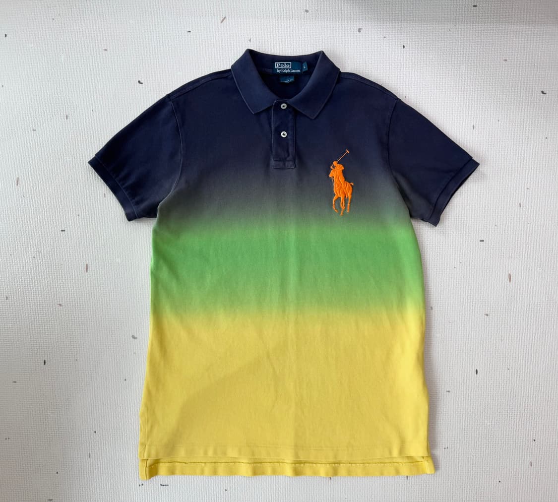 폴로 빅포니 믹스컬러 그라데이션 카라티 상품이미지1