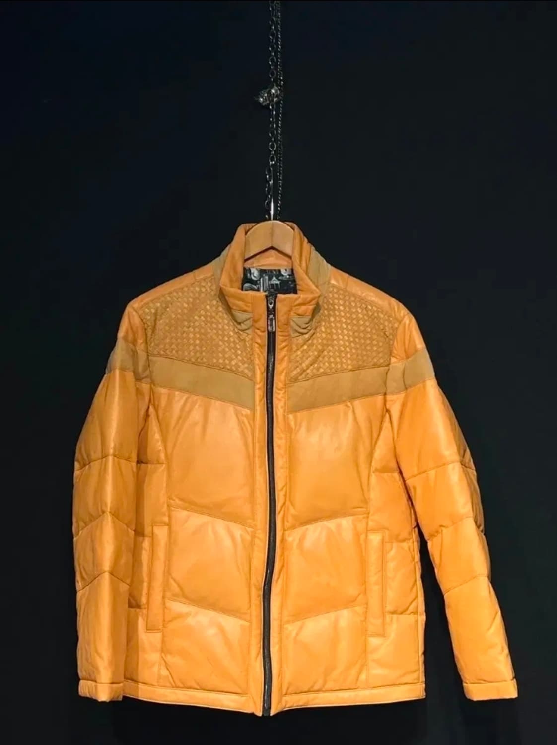 이태리 barassi 가죽 다운패딩 상품이미지1